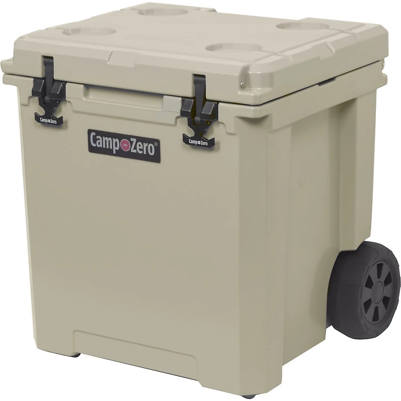Camp-Zero 50L Premium Chest Cooler w/ Wheels