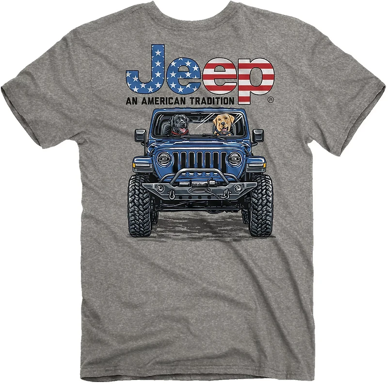 Jeep Men's USA Labs Graphic Short Sleeve T-shirt