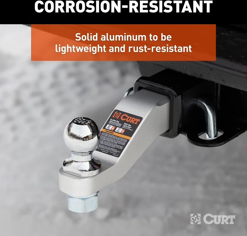 CURT 45460 Aluminum Ball Mount