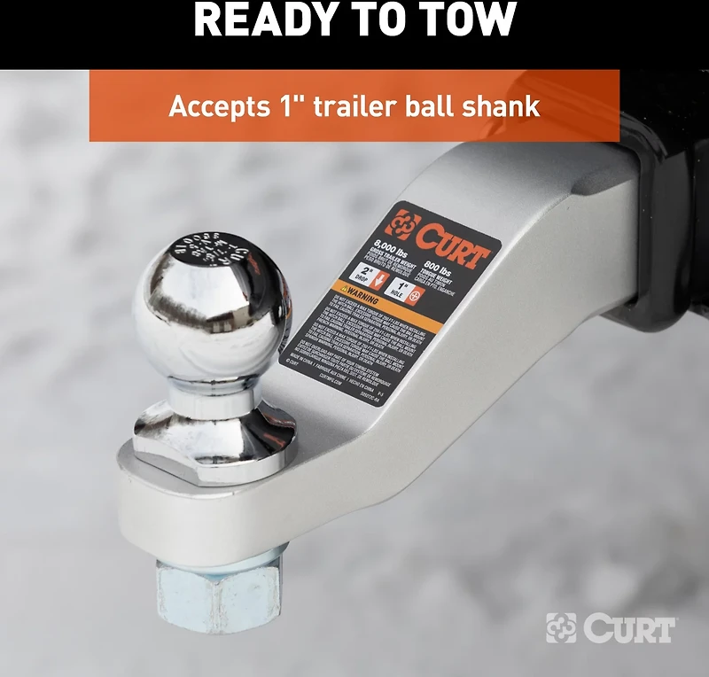 CURT 45460 Aluminum Ball Mount