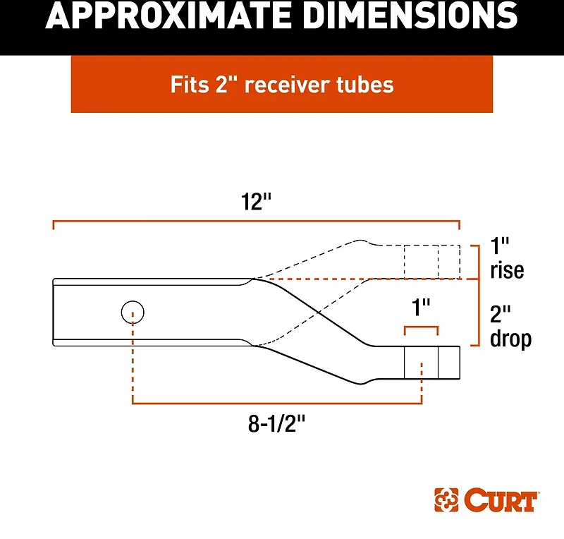 CURT 45460 Aluminum Ball Mount