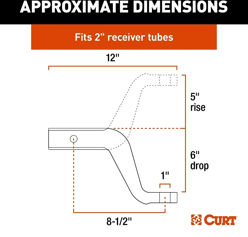 CURT 45362 Aluminum Ball Mount