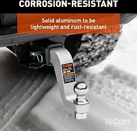 CURT 45362 Aluminum Ball Mount