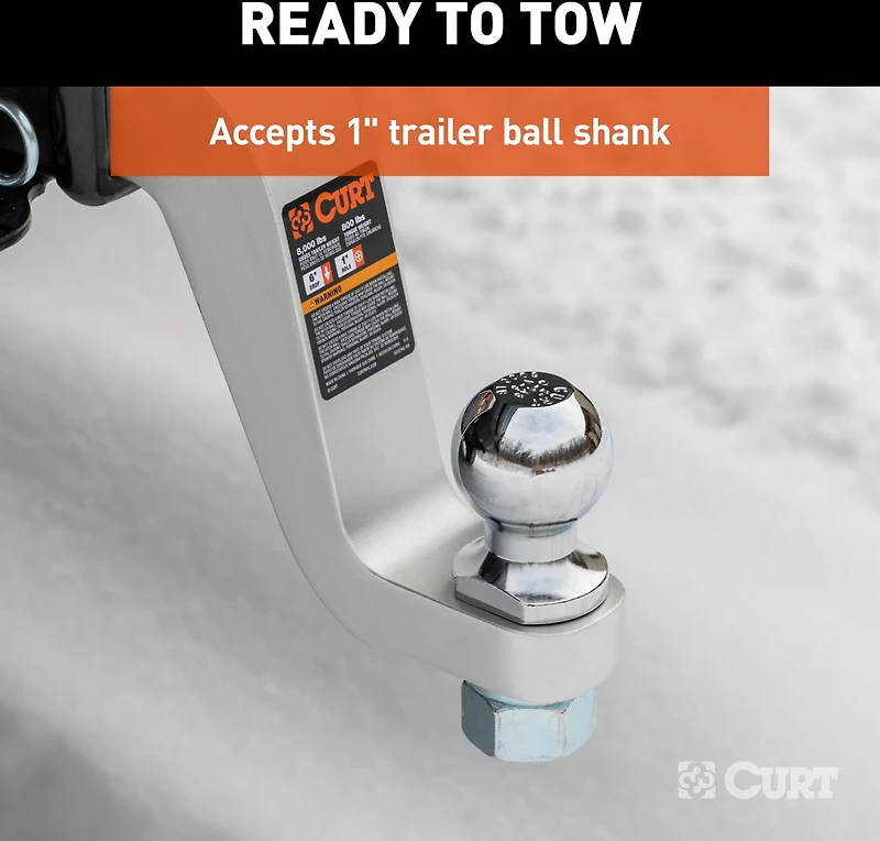 CURT 45362 Aluminum Ball Mount