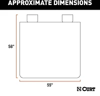 CURT 18512 Seat Defender Bench Cover