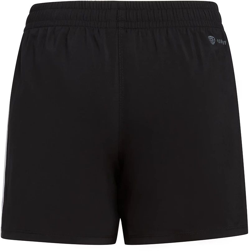 adidas Girls' 3-Stripe Woven Shorts