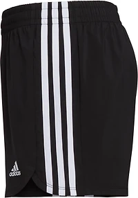 adidas Girls' 3-Stripe Woven Shorts