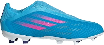 adidas Adults' X Speedflow .3 Laceless Firm Ground Soccer Cleats