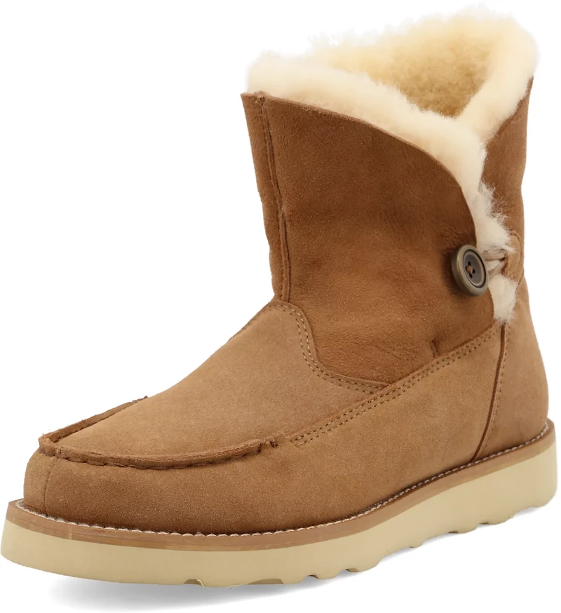 Wrangler Women's Sherpa Lined Cozy Wedge Booties