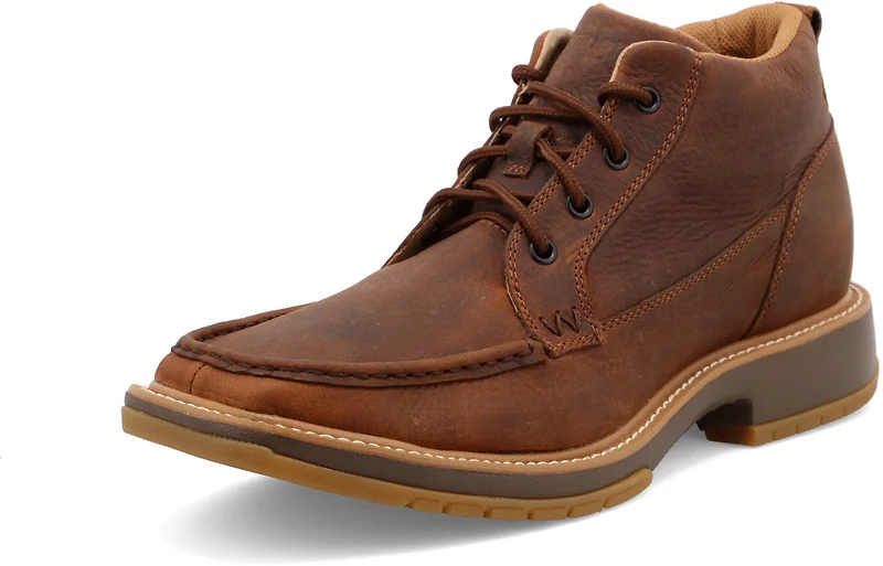 Wrangler Men’s 4 in Square Moc Toe Lace Up Casual Boots