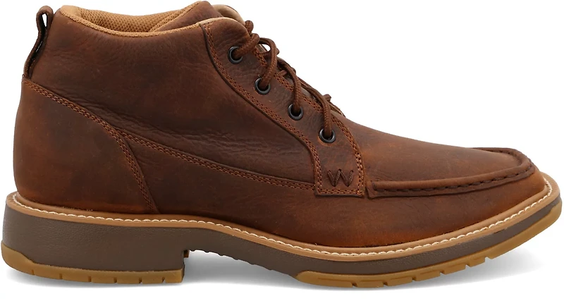 Wrangler Men’s 4 in Square Moc Toe Lace Up Casual Boots
