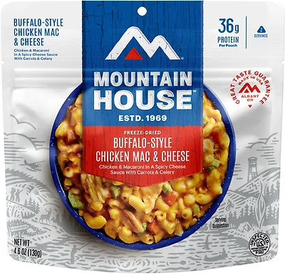 Mountain House Adventure Meals Buffalo Style Chicken Mac& Cheese Pouch