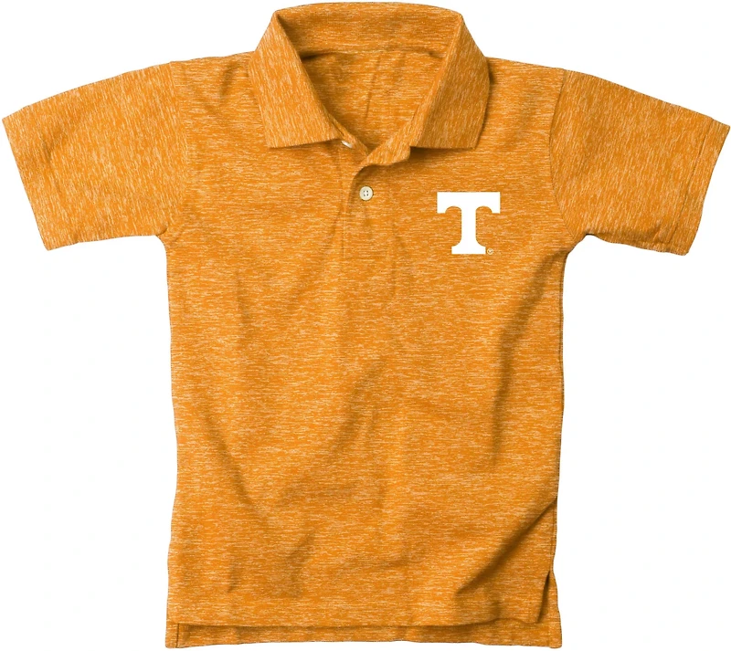 Wes and Willy Youth University of Tennessee Cloudy Yarn Polo Shirt