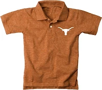 Wes and Willy Youth University of Texas Cloudy Yarn Polo Shirt