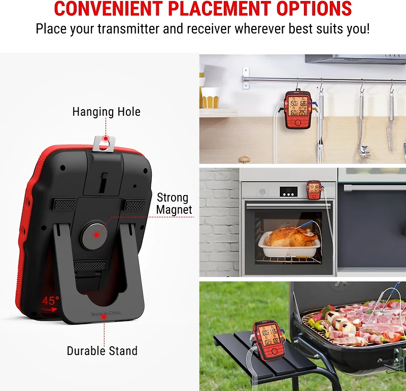 ThermoPro TP827B Wireless Grilling Thermometer