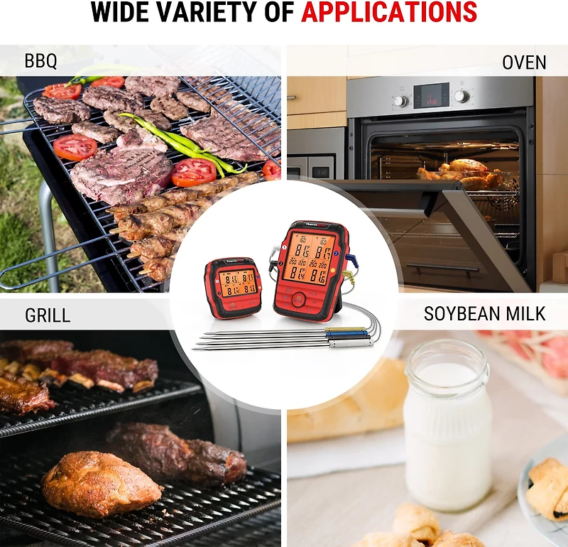 ThermoPro TP827B Wireless Grilling Thermometer