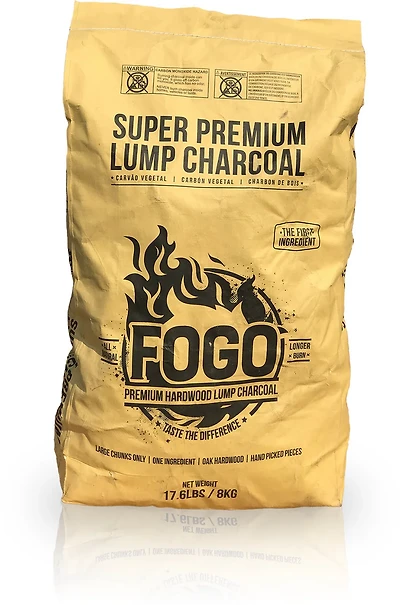 FOGO Charcoal Super Premium 17.6 lb Lump Charcoal