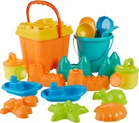 O'Rageous Beach Toys Backpack 20-Piece Set