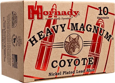 Hornady Heavy Magnum Coyote 12-Gauge 3 in BB Shotshells - 10-Rounds