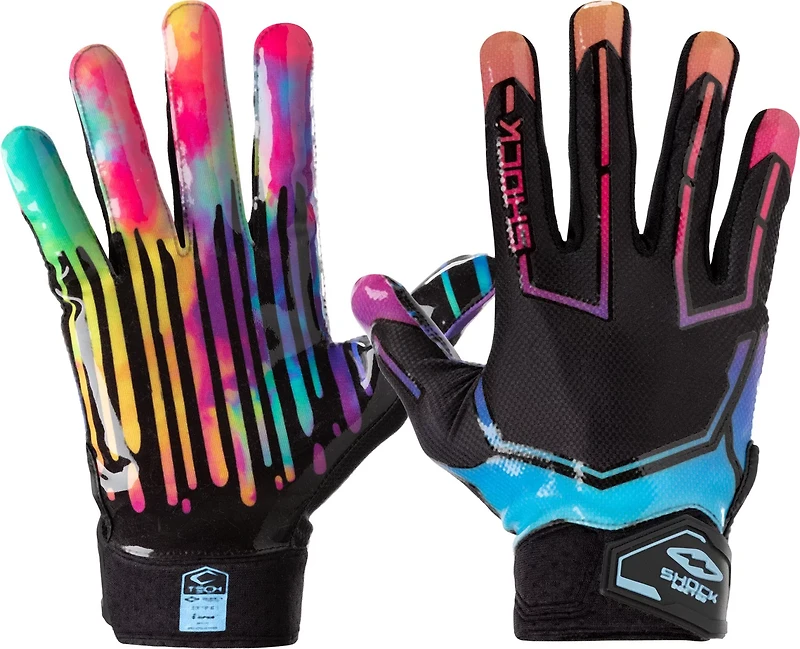 Shock Doctor Adults' Showtime Tie Dye Drip Receiver Glove