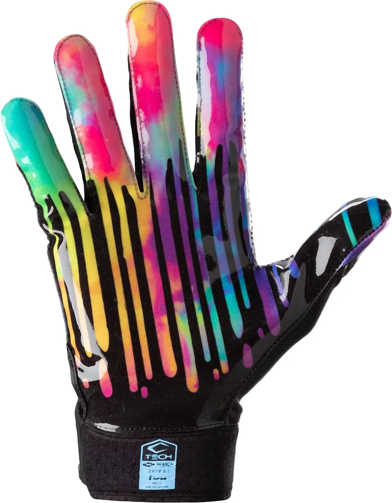 Shock Doctor Adults' Showtime Tie Dye Drip Receiver Glove