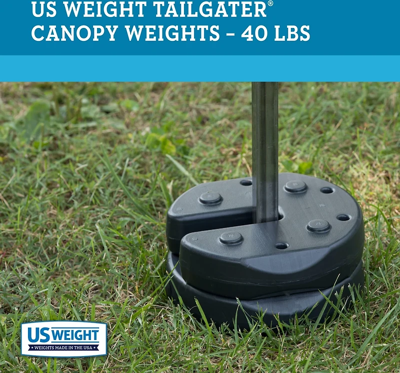 US Weight 40 lb Tailgater Canopy Weights
