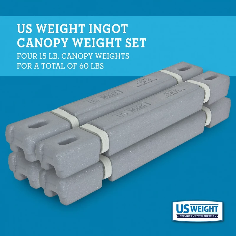 US Weight 60 lb Ingot Canopy Weights