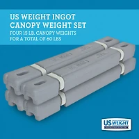 US Weight 60 lb Ingot Canopy Weights