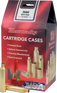 Hornady Unprimed 7mm Remington Magnum Cartridge Cases