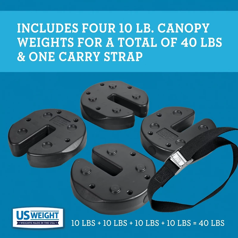 US Weight 40 lb Tailgater Canopy Weights