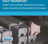 US Weight 60 lb Ingot Canopy Weights