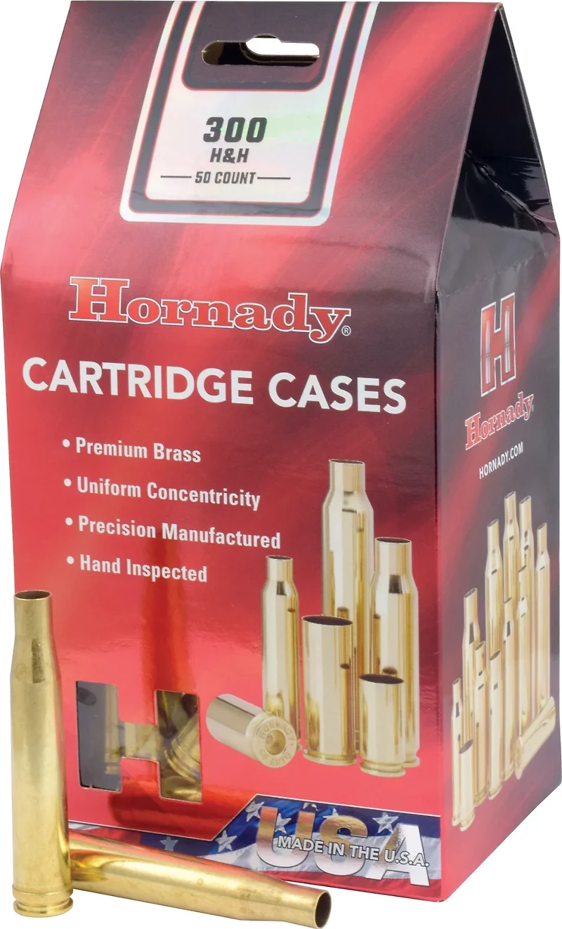 Hornady Unprimed .300 H&H Magnum Cartridge Cases