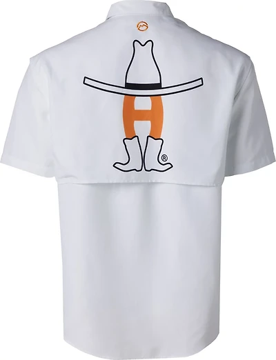 Magellan Outdoors Men's Howdy Houston Livestock Show and Rodeo Lake Fork Short Sleeve Shirt