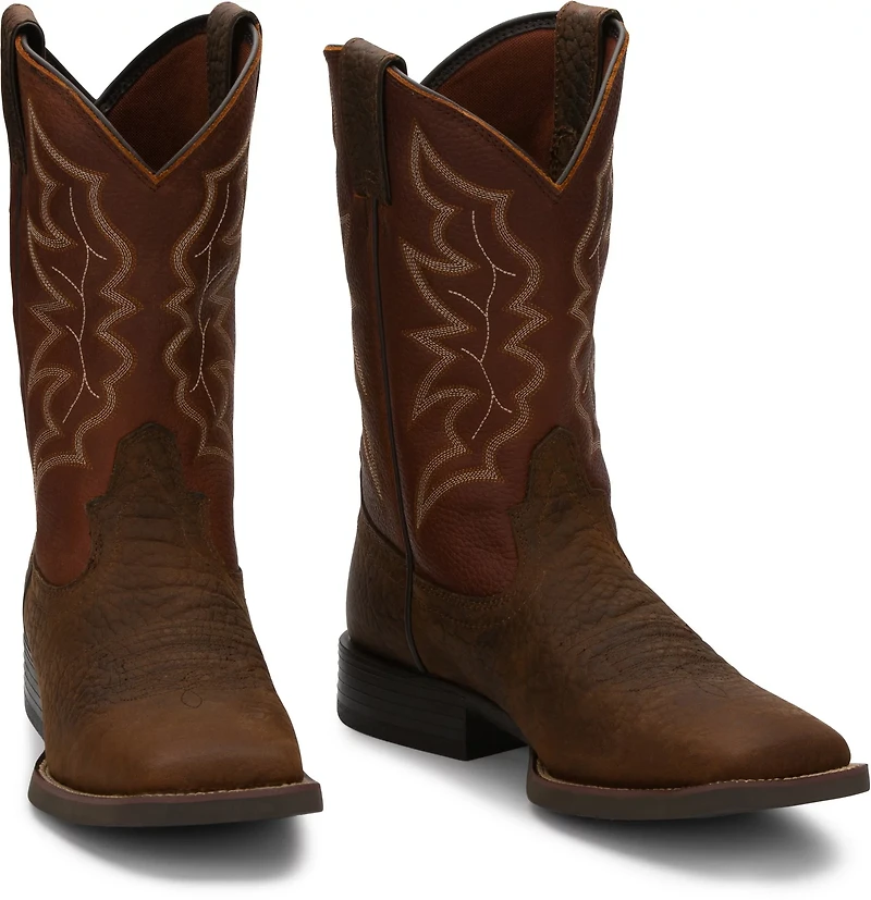 Justin Men's Chet Stampede Roper Western Boots