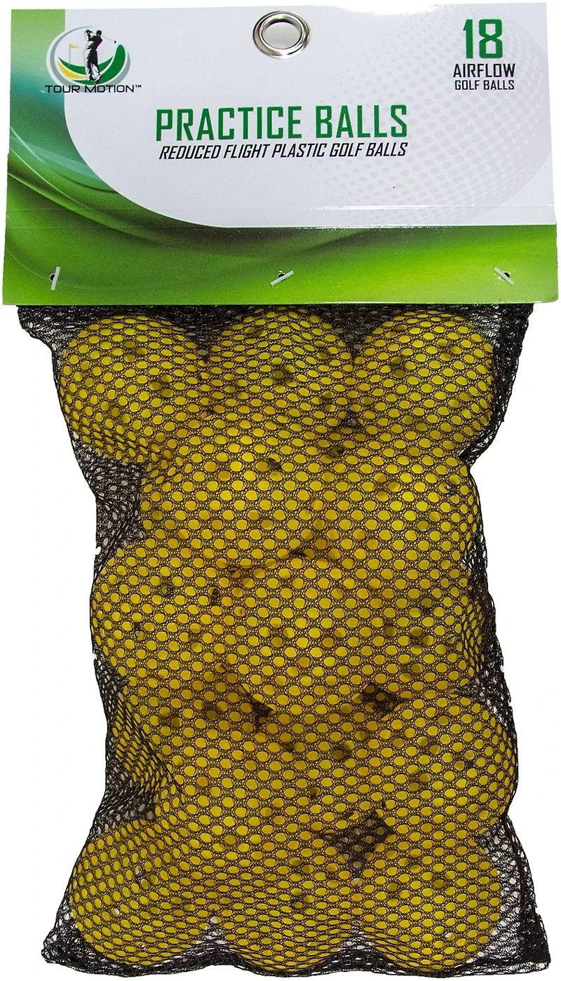 Tour Motion Airflow Practice Golf Balls 18-Pack