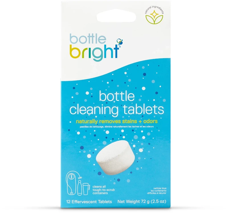 HydraPak Bottle Bright All-Natural Cleaning Tablets 12-Pack