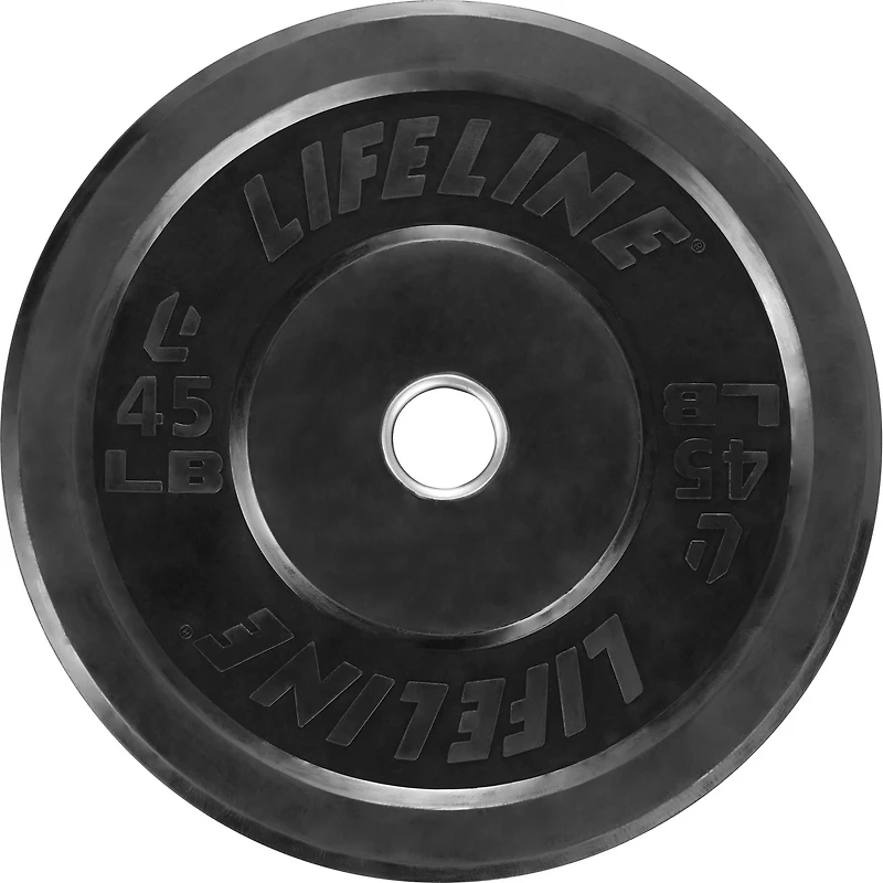 Lifeline Olympic Rubber Bumper Plate – Single