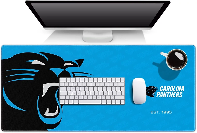 YouTheFan Carolina Panthers Logo Series Desk Pad