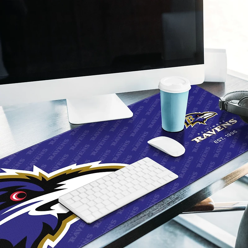 YouTheFan Baltimore Ravens Logo Series Desk Pad