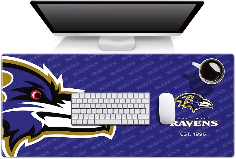 YouTheFan Baltimore Ravens Logo Series Desk Pad