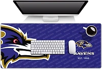 YouTheFan Baltimore Ravens Logo Series Desk Pad
