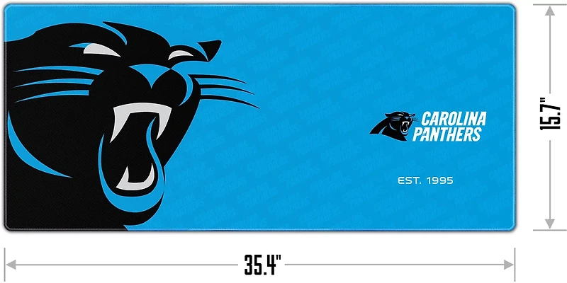 YouTheFan Carolina Panthers Logo Series Desk Pad