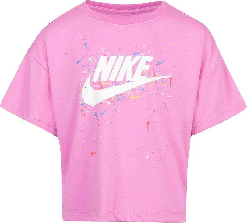 Nike Girls’ 4-7 Swoosh Pop Boxy T-shirt