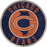 Fan Creations Chicago Bears Circle State Sign