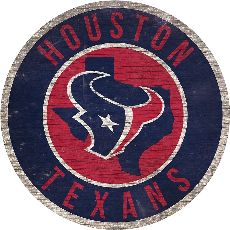 Fan Creations Houston Texans Circle State Sign