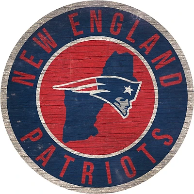 Fan Creations New England Patriots Circle State Sign