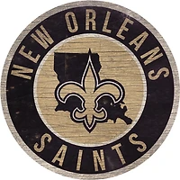 Fan Creations New Orleans Saints Circle State Sign
