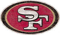 Fan Creations San Francisco 49ers Distressed Logo Cutout Sign
