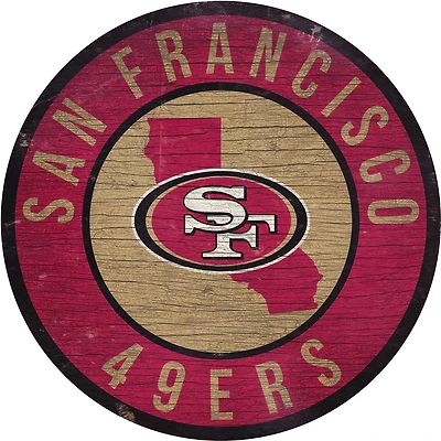 Fan Creations San Francisco 49ers Circle State Sign