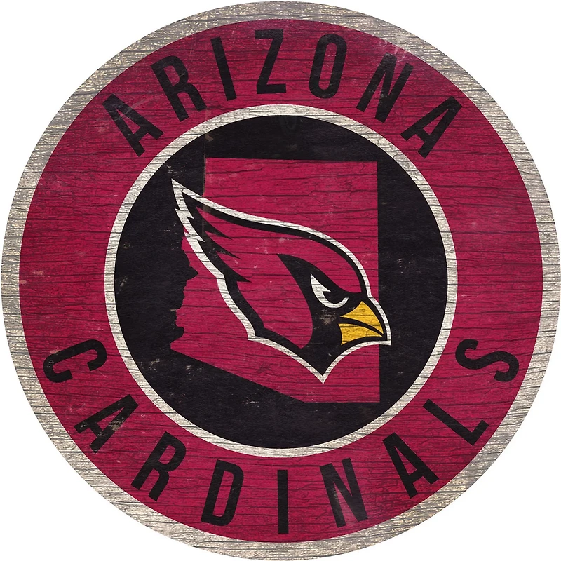 Fan Creations Arizona Cardinals Circle State Sign